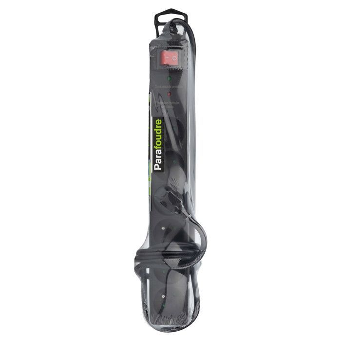 6x16A overspanningsbeveiliging + 1,4m 3G1,5mm² schakelaar - Zenitech