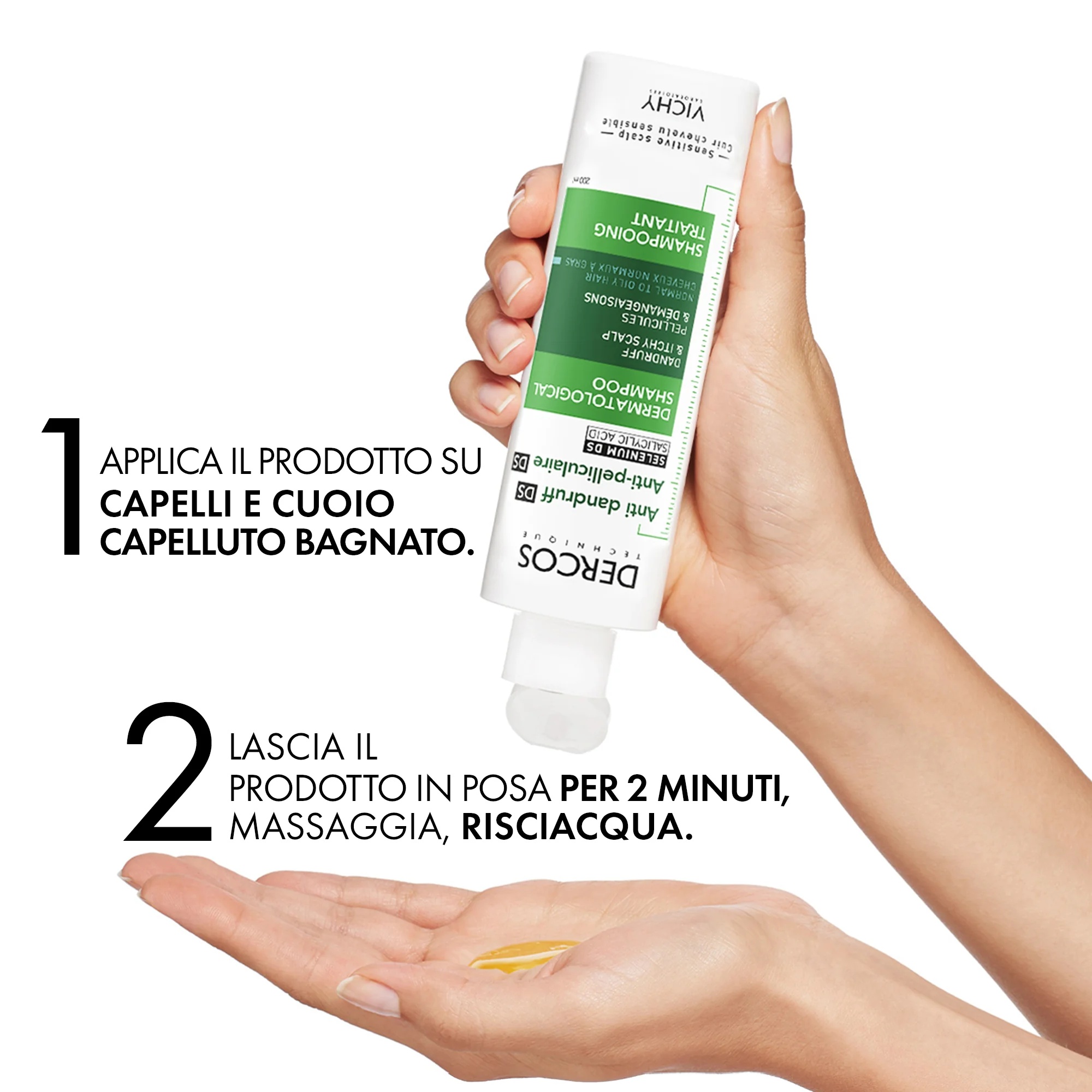 Vichy Dercos Technique 400 ml Shampoo anticaspa para cabelos normais e oleosos