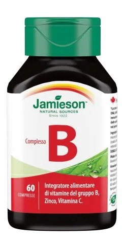 JAMIESON Jamieson B Complex Jamieson 60 tabletten Energie Metabolisme