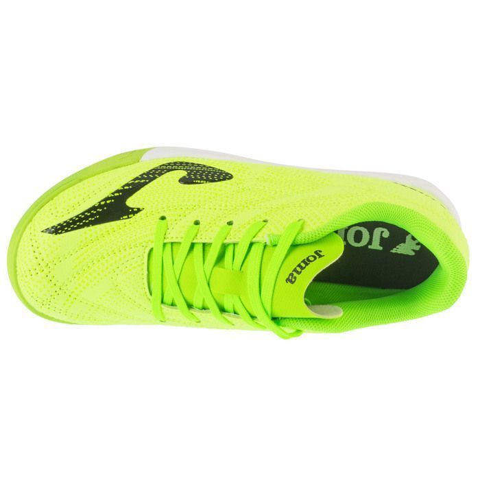 Joma Evolution Jr 2511 IN EVJW2511IN, for a boy, Yellow, indoor soccer shoes