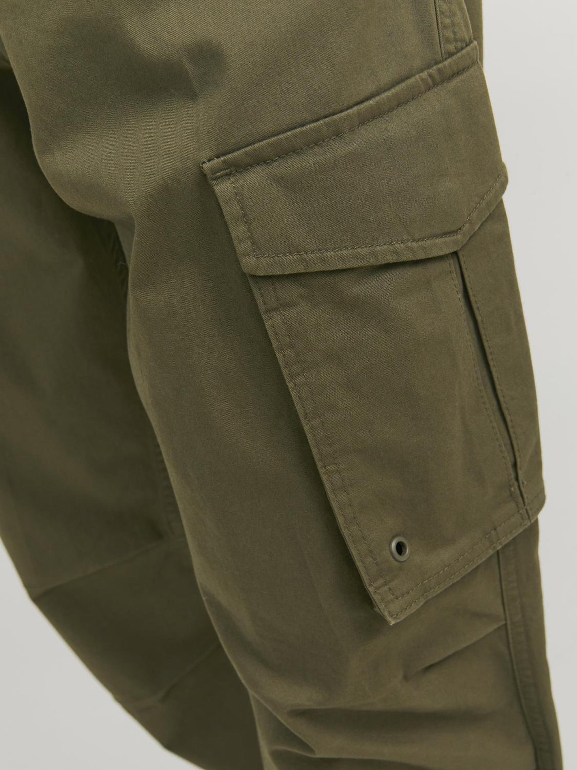 Jack & Jones JPSTKANE JJNOAH CUFFED - Cargo-püksid - oliivroheline