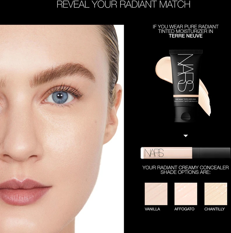 NARS Pure Radiant tonējošais mitrinātājs ar SPF 30