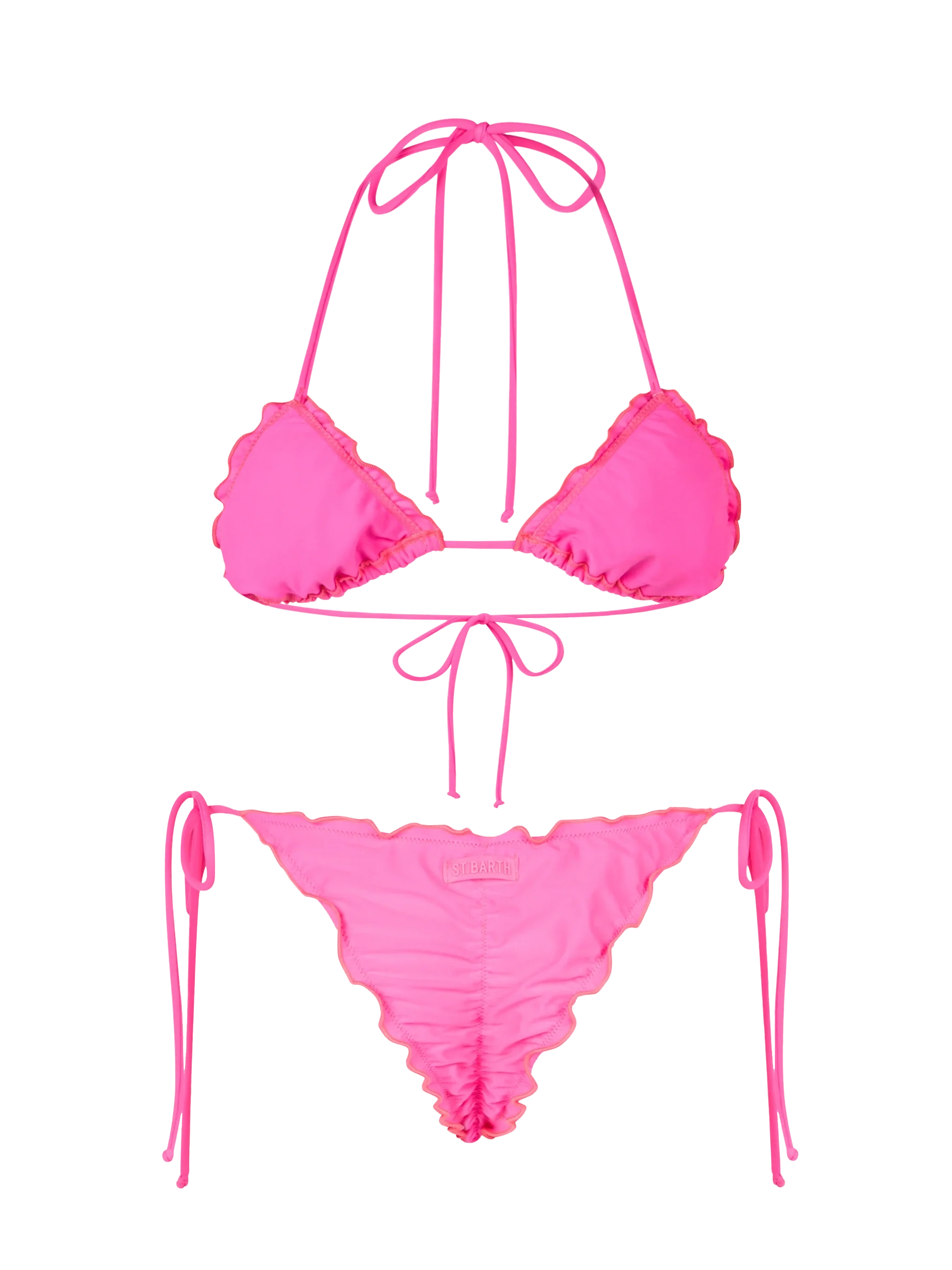 Sagittarius Miami Neonroze Klassieke Triangelbikini voor Dames