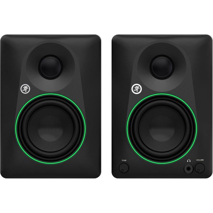 Mackie CR4.5 actieve studiomonitoren - TRS/RCA/mini-jack aansluitingen - Zwart