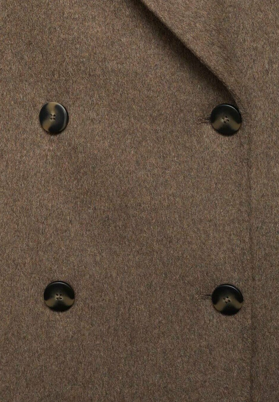 Płaszcz Mango Classic - średni brąz