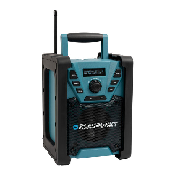 DAB+ byggeplassradio med batteri BSR 200