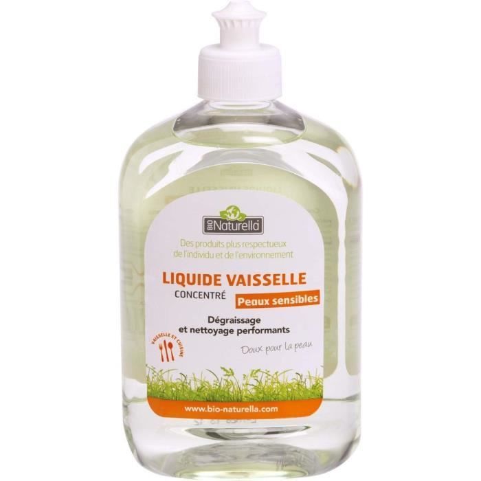 Detergente líquido para lavavajillas Naturella - botella de 500 ml