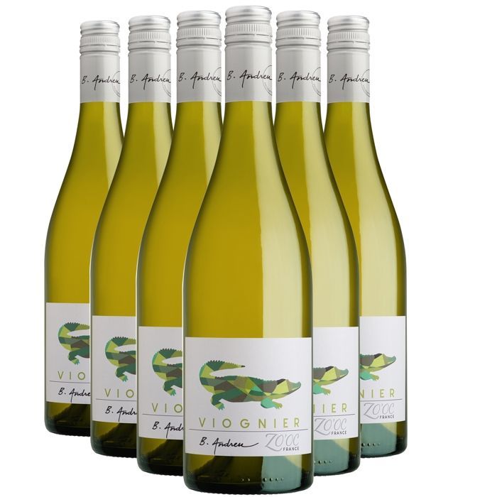 Bruno Andreu Pays d'Oc Zo'Oc Viognier 2024 - Vin Blanc du Languedoc - Roussillon (6x75cl)