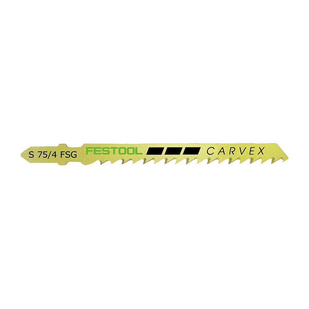 Lâmina de serra FESTOOL 75 mm x 4 mm com encaixe em T para corte de madeira – UNIVERSAL – 5 unidades 204316