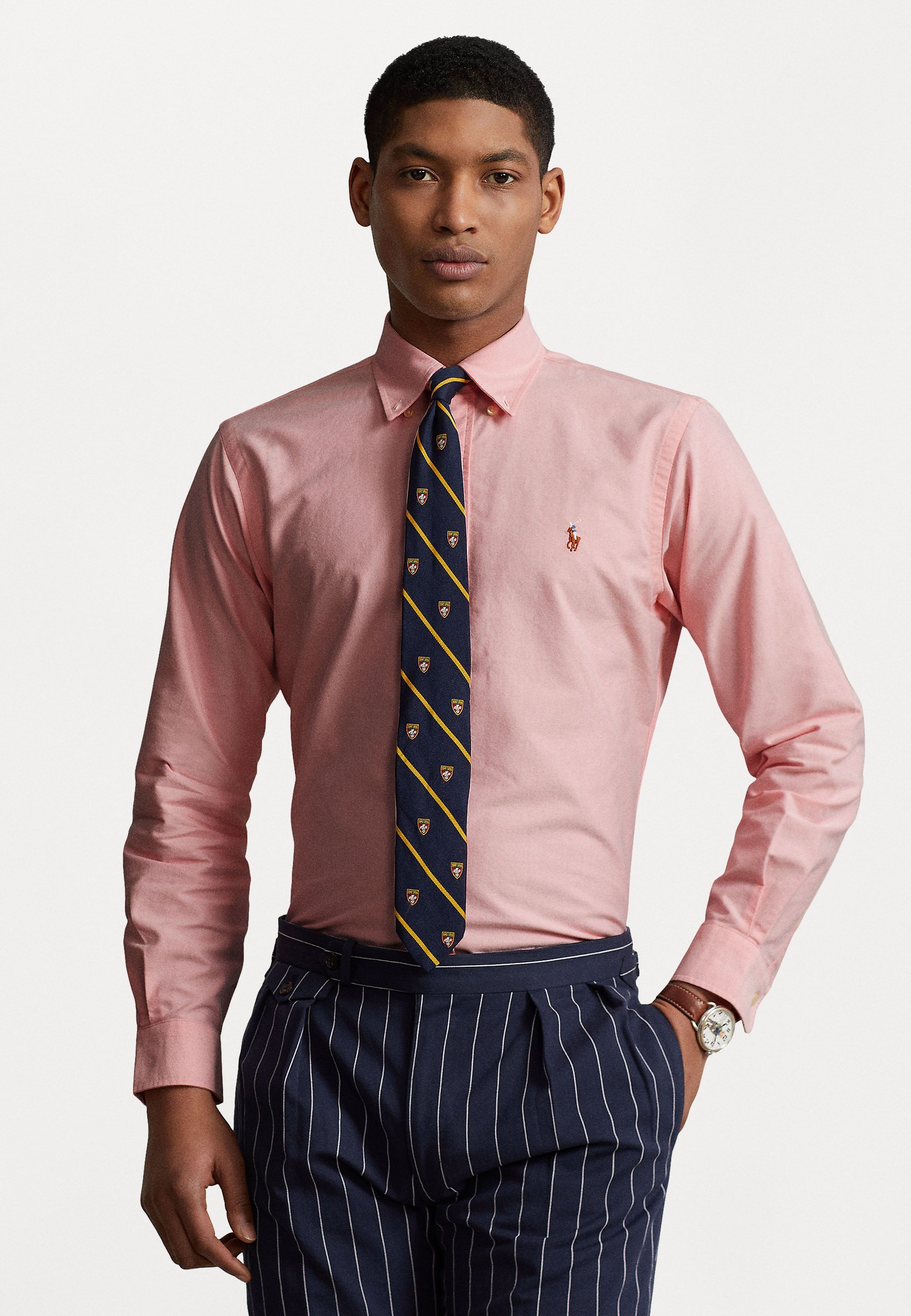 Chemise Oxford Polo Ralph Lauren coupe personnalisée - Rose