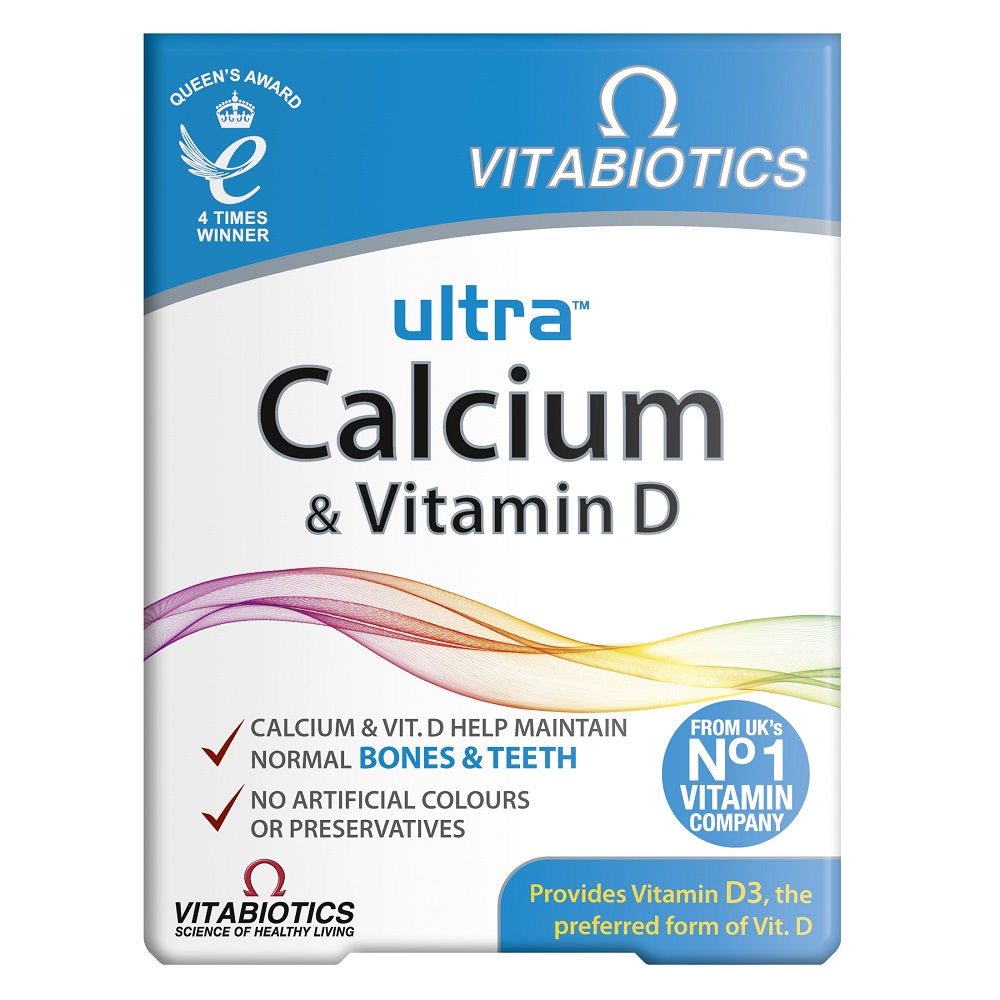 Vitabiotics Ultra Kalsium + D-vitamiini