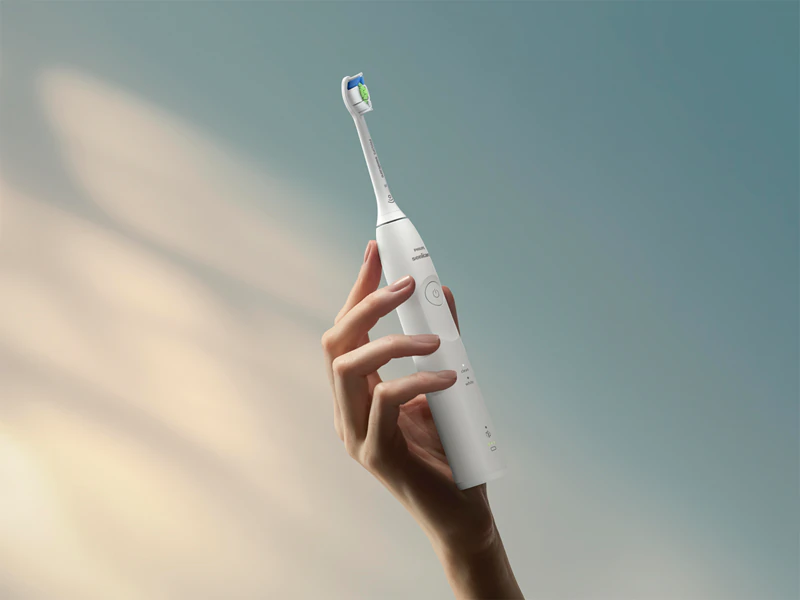 Escova de dentes elétrica sônica Philips Sonicare 5500 HX7119/01, 2 corpos