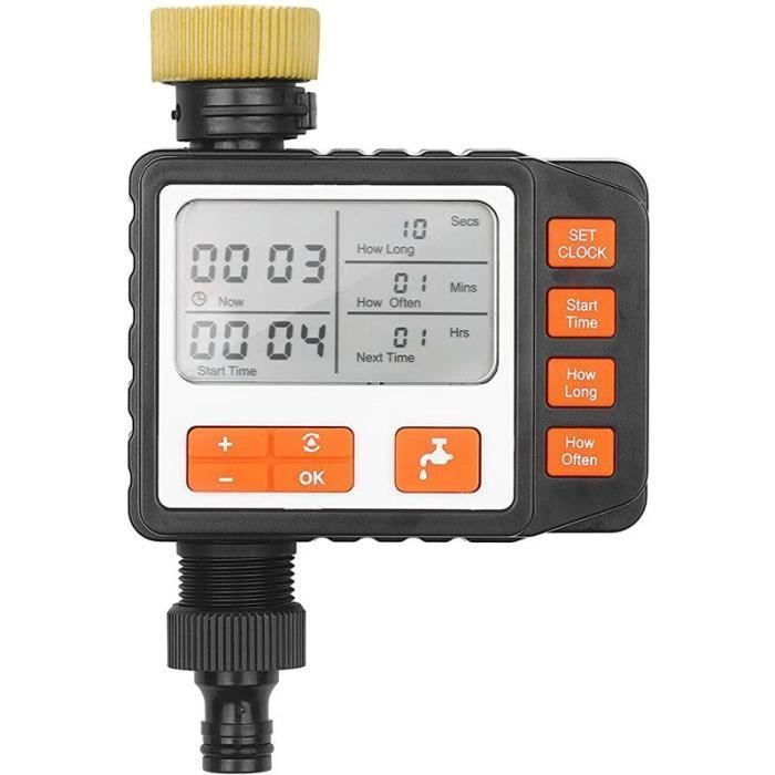 Programmateur d'arrosage Select - Arrosage automatique et rapide, flexible grâce à 3 programmations, fonction arrosage manuel