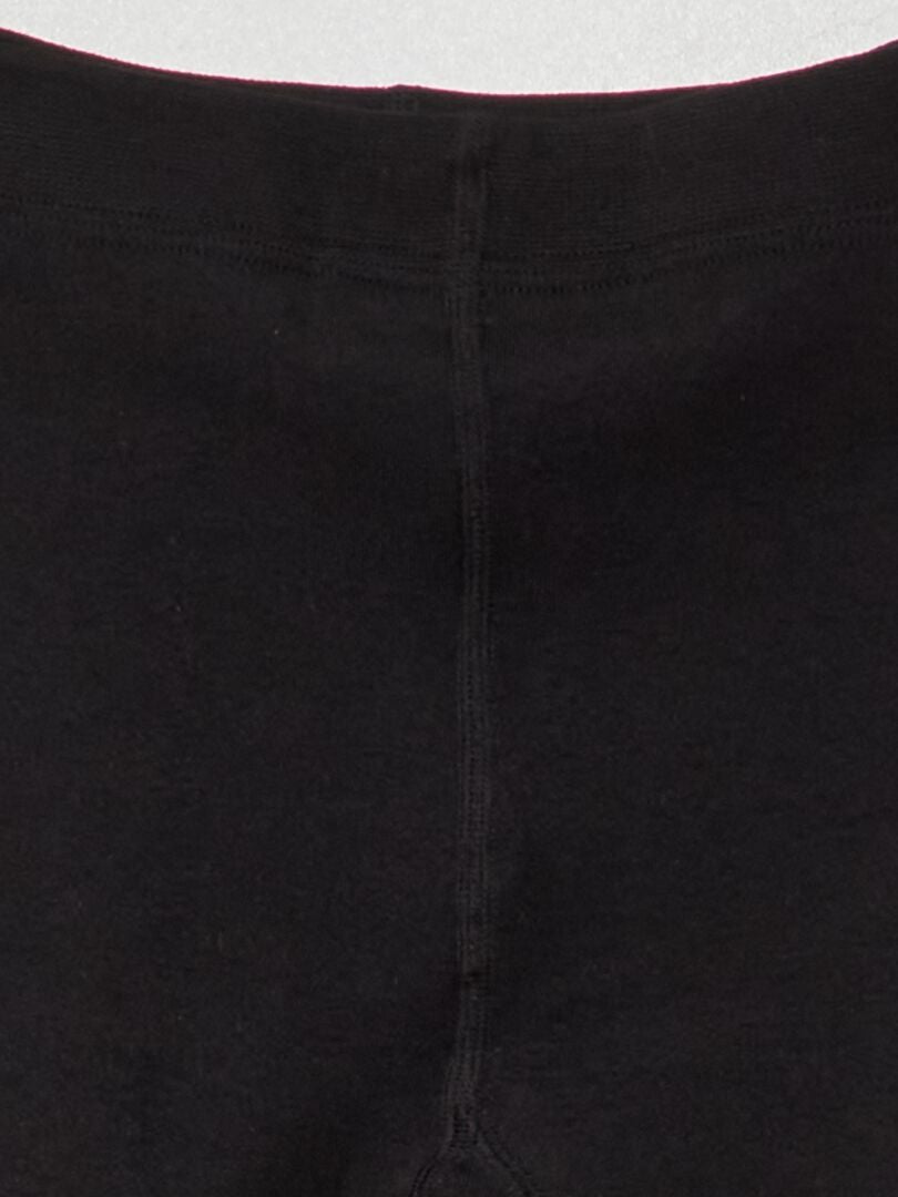 Leginsy w jednolitym kolorze - REAL_BLACK