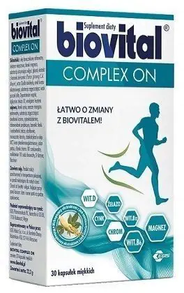 Biovital Complex ON,Zestaw witamin i minerałów dla mężczyzn, Kapsułki