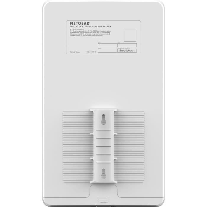 Outdoor Dual Band AX1800 WiFi 6 Access Point with 2.5G Ethernet - NETGEAR - WAX610Y