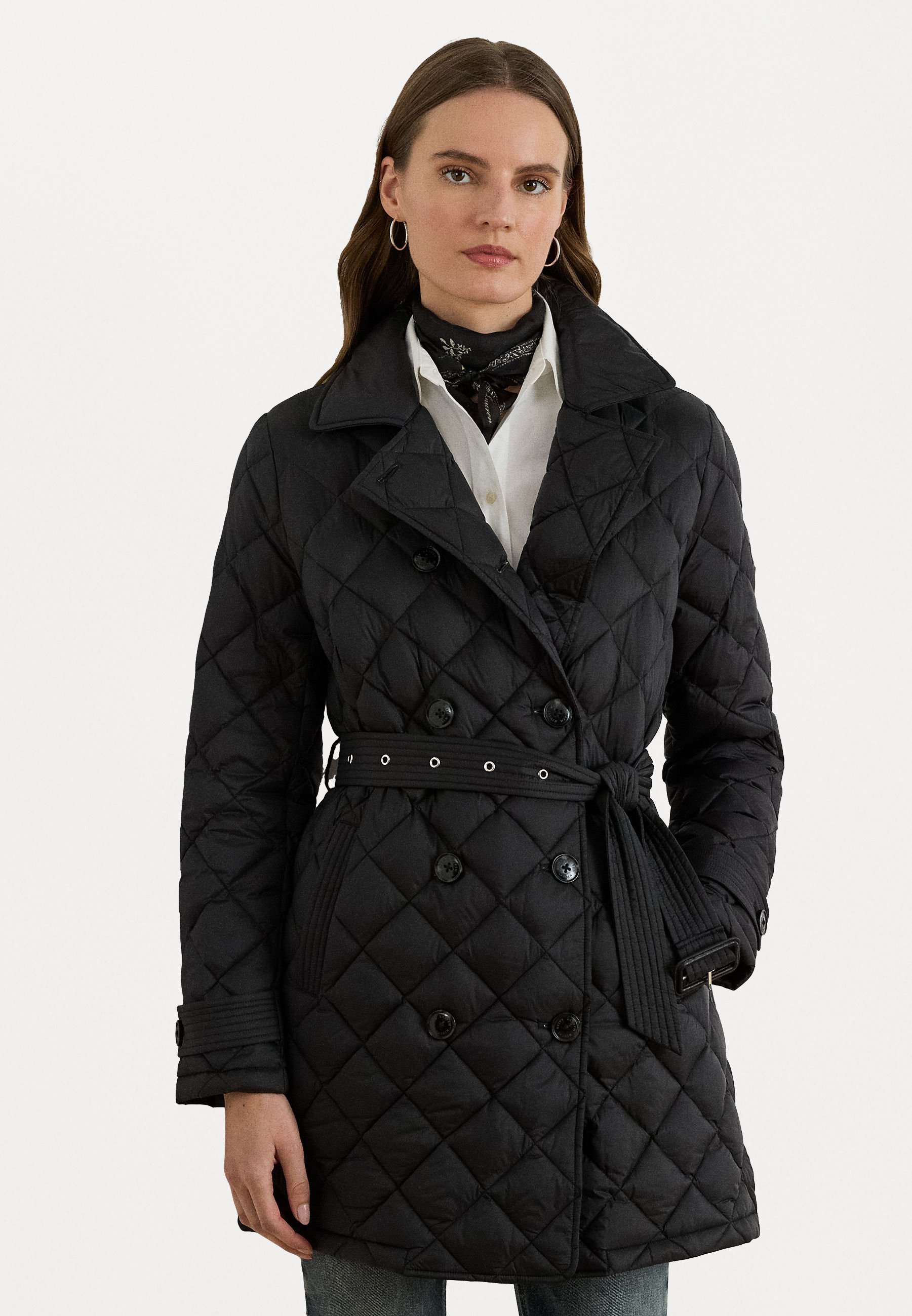 Trench matelassé Lauren Ralph Lauren DIAMOND - Doudoune - Noir