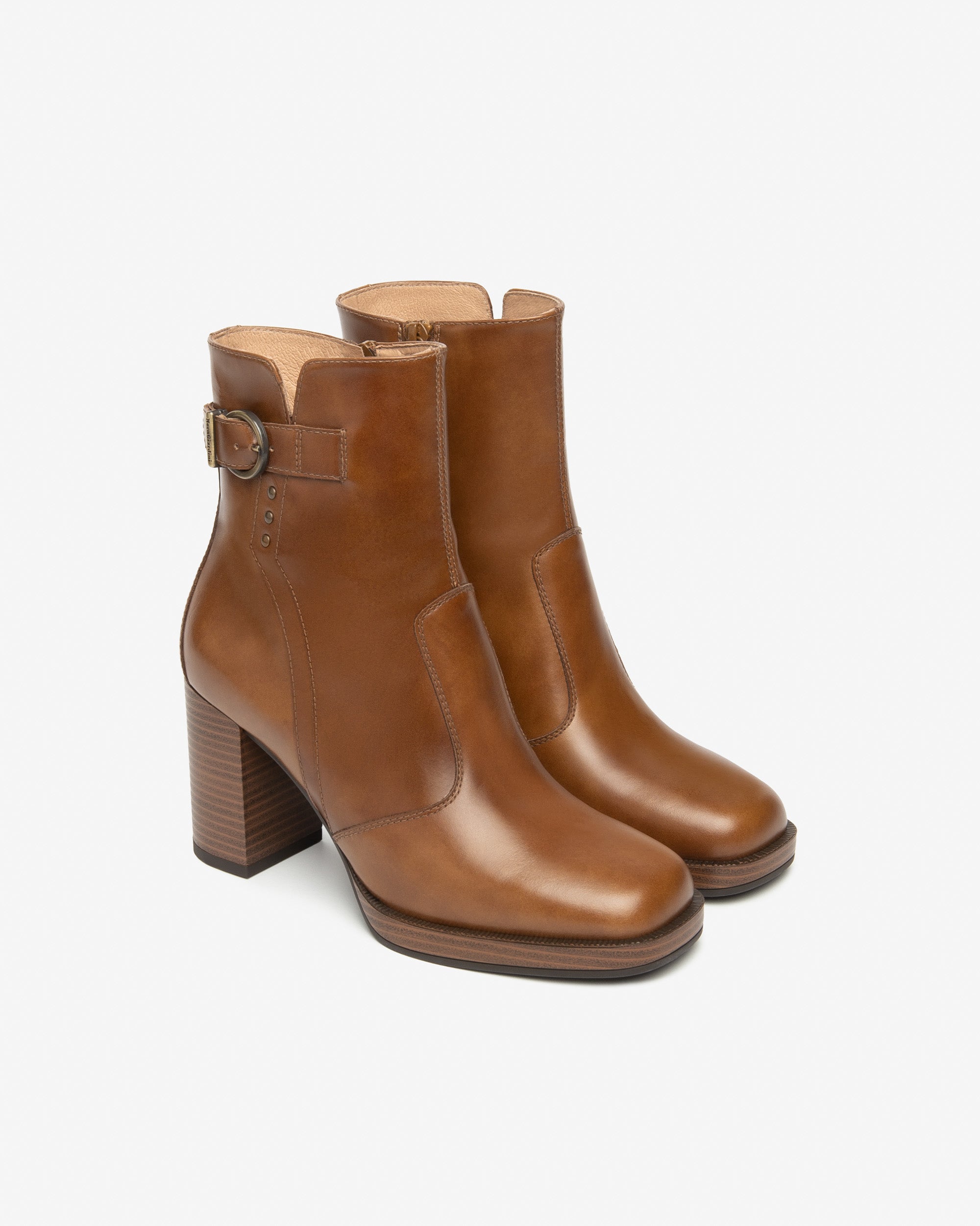  Damen-Ankle-Boots aus Leder