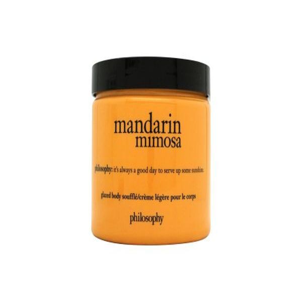 Tělové suflé Philosophy Mandarin Mimosa 480ml ve sklenici