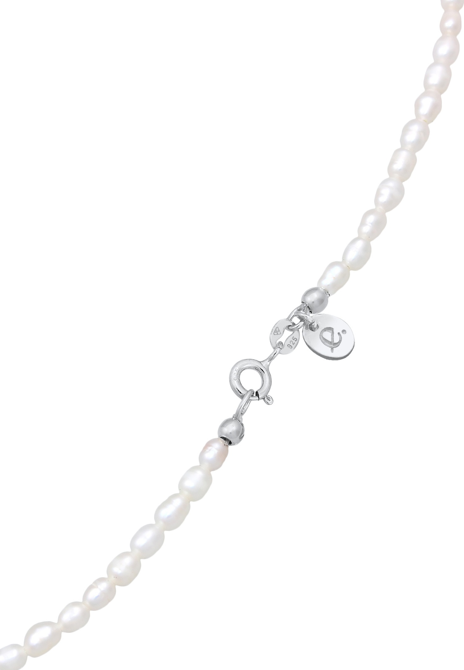 Elli PREMIUM Femmes Perles Basique avec Perles de Culture d'Eau Douce en argent sterling 925