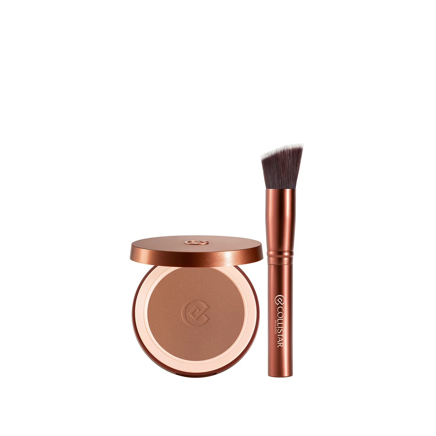 Viso Cofanetto terra polvere abbronzante effetto seta - Cofanetto Make Up, Terra