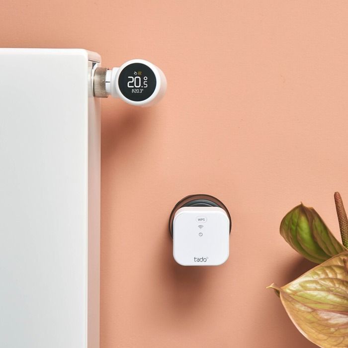 Thermostatic radiator valve - Tado - Connected - WiFi - Compatible with all radiators - 9 functions