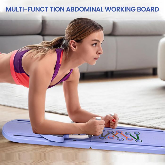 Reformer de Pilates, equipo multifuncional de Pilates con rodillo de rebote automático + plegable, ideal para entrenamientos en casa.