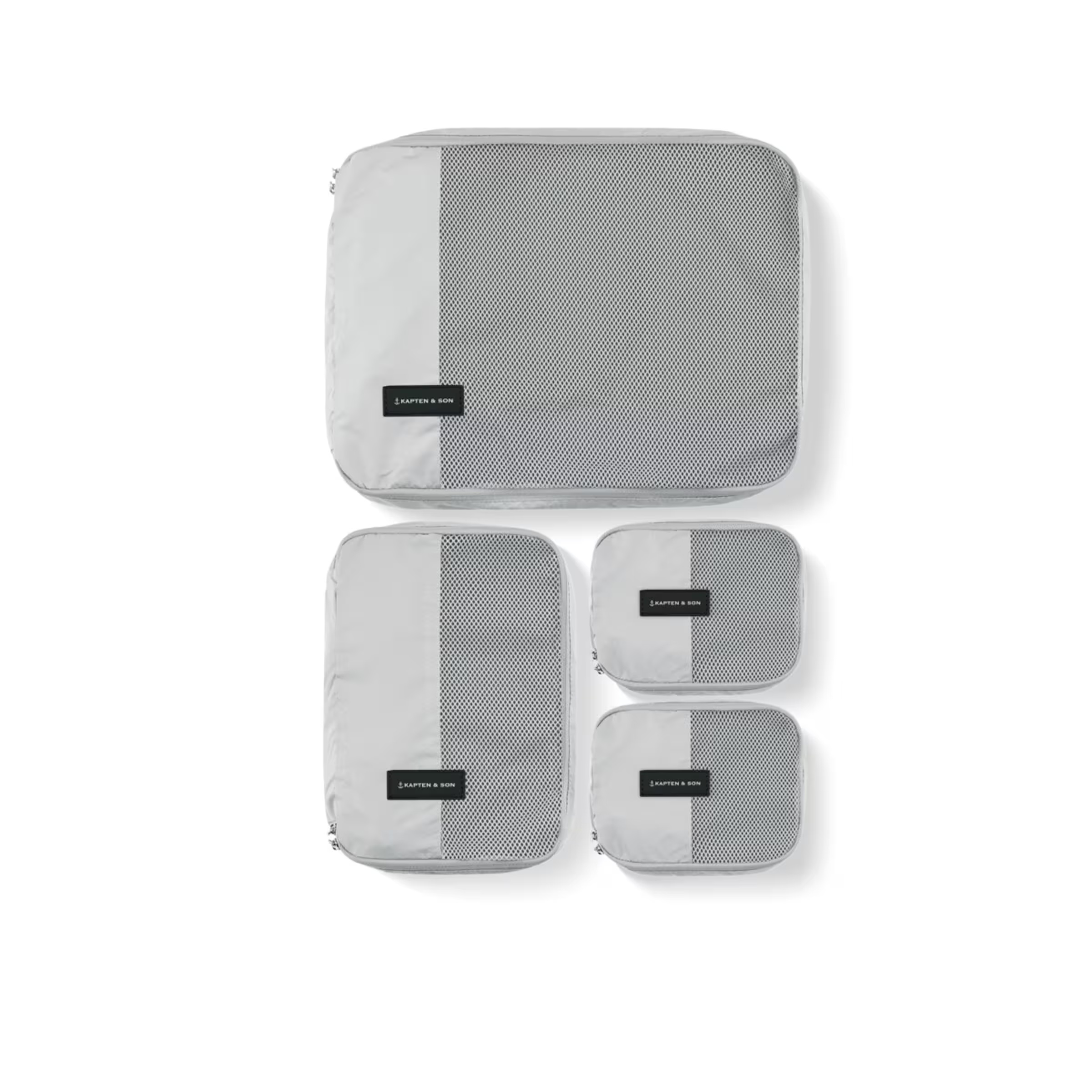 Ensemble de petits cubes de rangement entièrement noirs