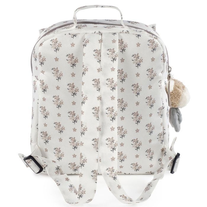 Mochila infantil Walking Mum | Botton Bege - 25 x 22 cm