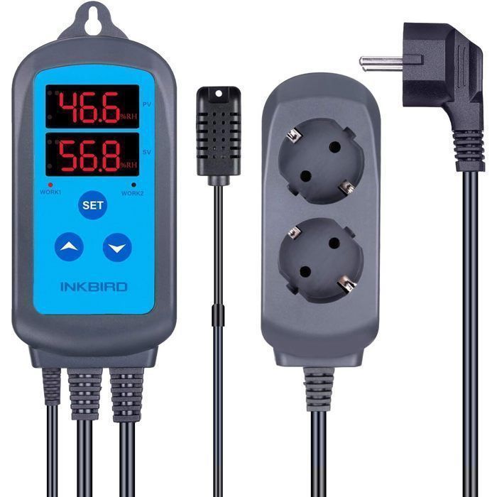 Termostato enchufable INKBIRD ITC-308 para calefacción, regulador de temperatura y controlador de humedad IHC-200.