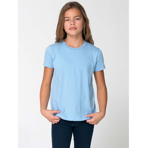 Camiseta Basic De Manga Corta American Apparel