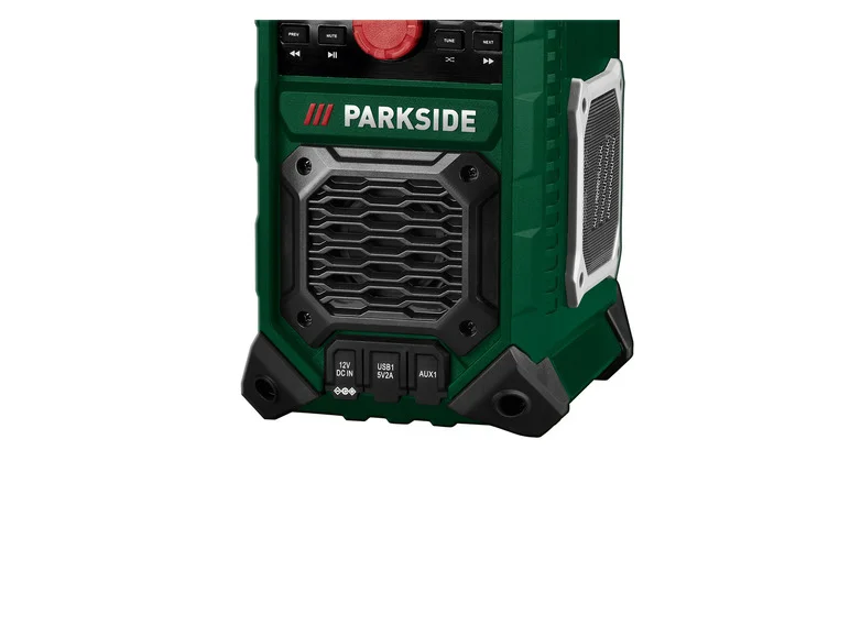 PARKSIDE® trådløs arbeidsradio PBRA 20-Li B2, 20 V