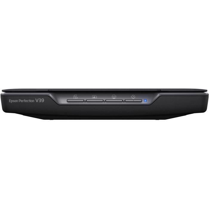 Scanner à plat EPSON Perfection V39II A4 - Noir - 4800 ppp - USB 2.0