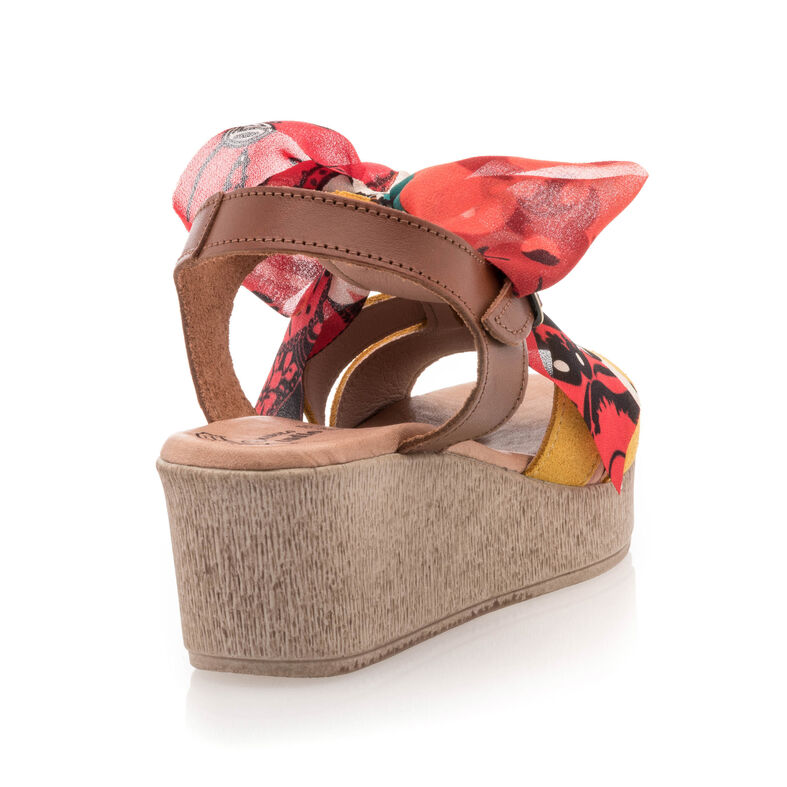 Sandalias amarillas para mujer / Zapatos de punta abierta
