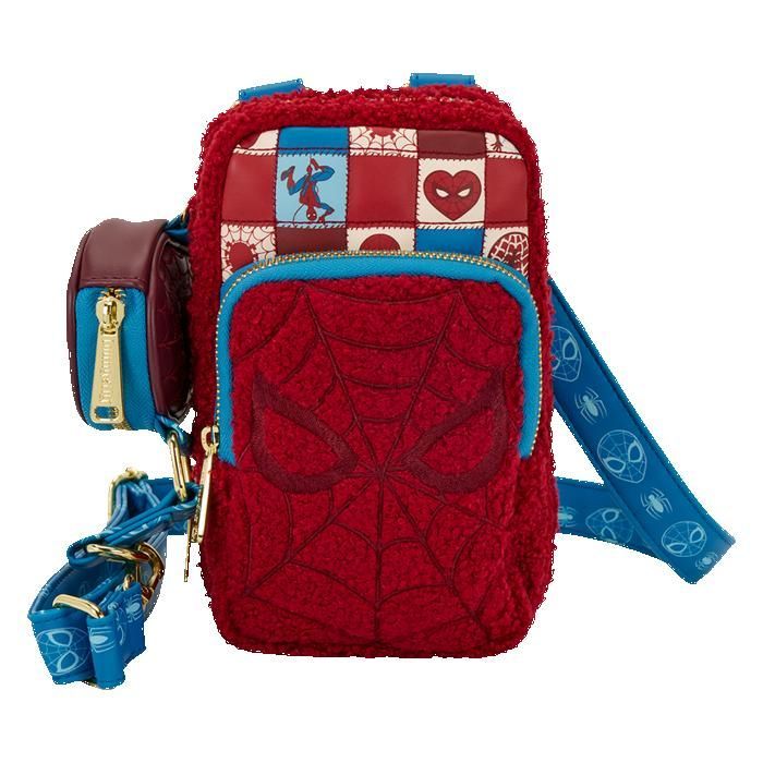 Loungefly - Marvel - Bolso bandolera para teléfono móvil con monedero de Spider-Man de Loungefly