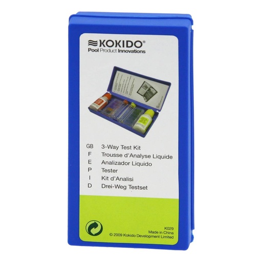 Kit d'analyse liquide Intex pour le test du pH et du chlore des piscines