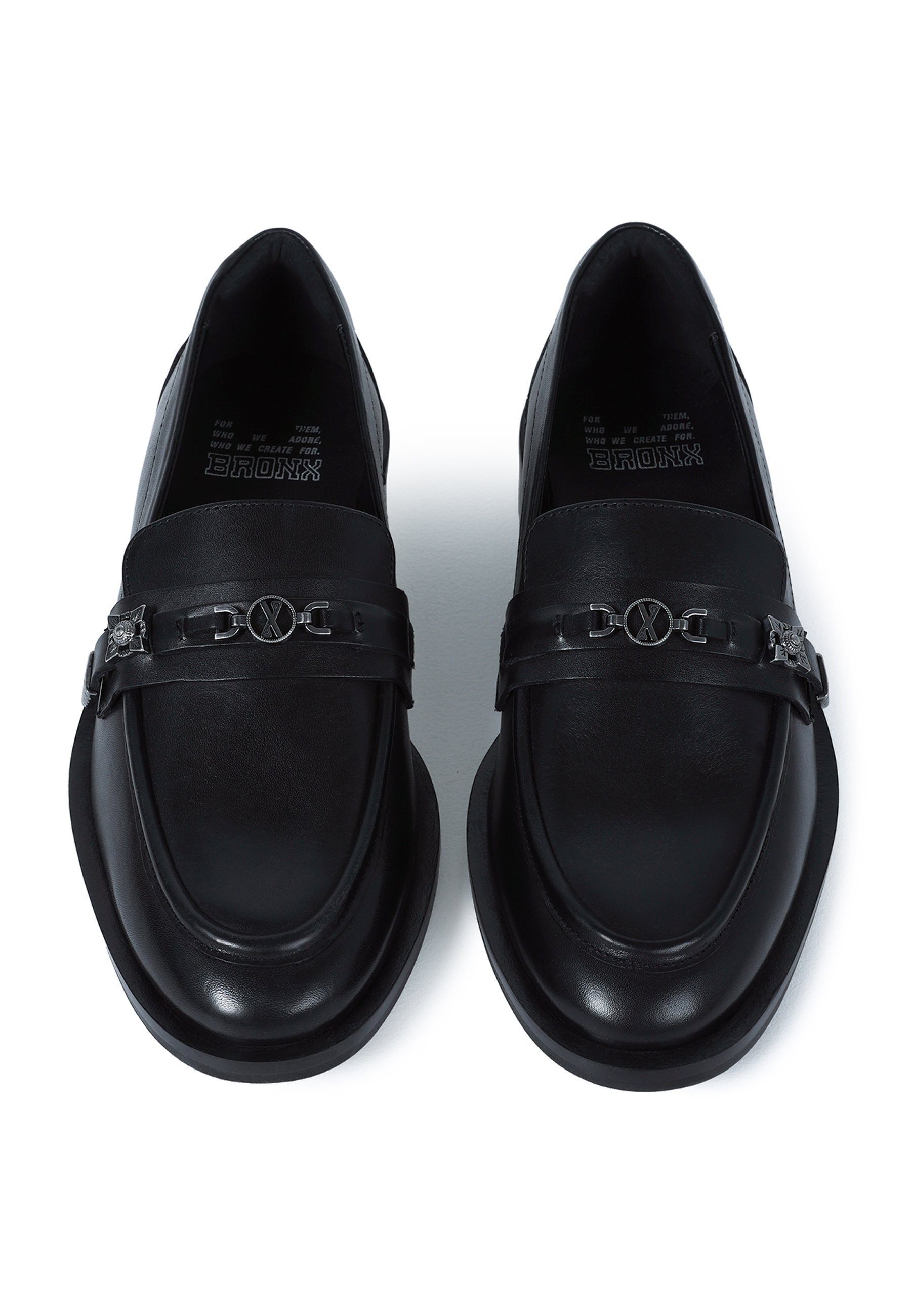 Bronx Slip-ons - zwart