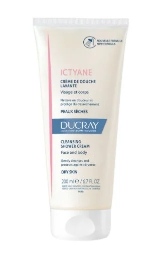 DUCRAY Ictyane reinigende douchecrème voor de droge huid 200 ml