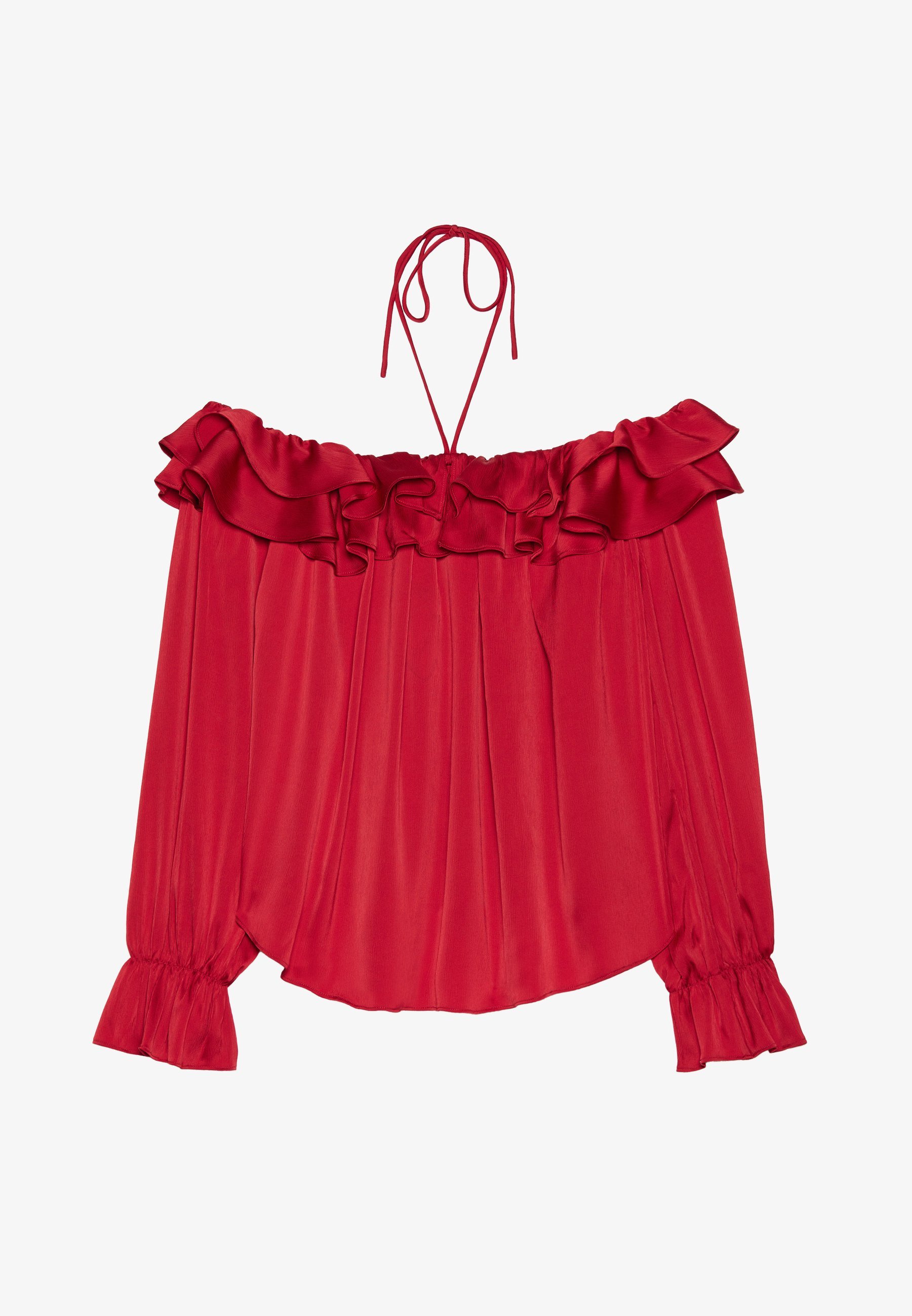 Anna Field Bluse – Dunkelrot