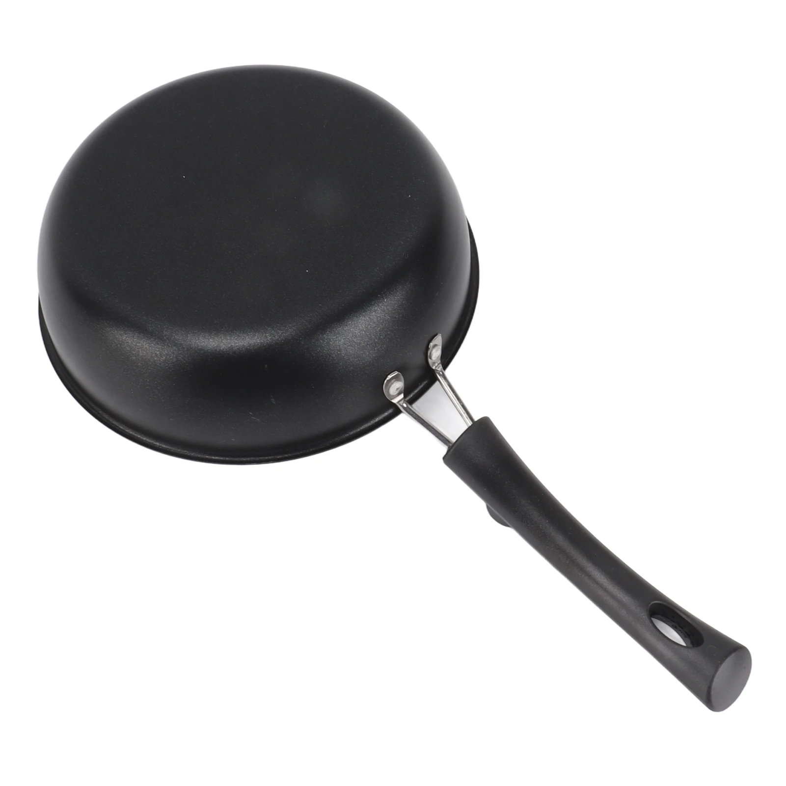 poêle à frire miniature antiadhésive de 12 à 20 cm en acier inoxydable épais, idéale pour les œufs au plat et compatible avec les plaques de cuisson à gaz et à induction.