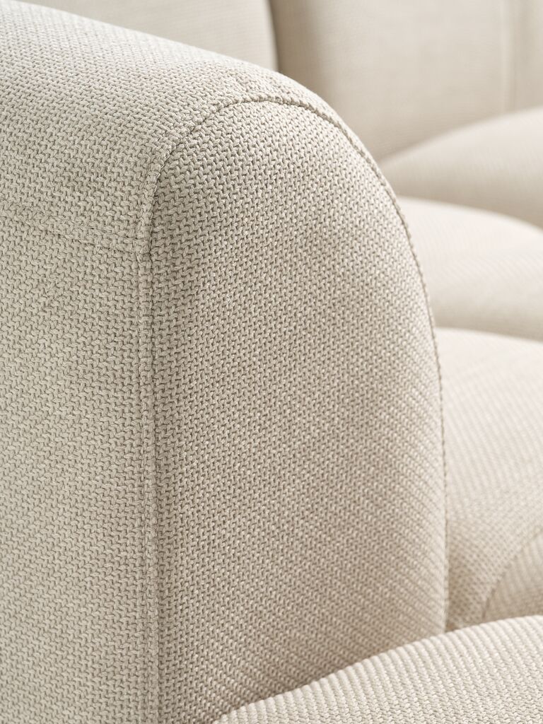 ALLESE sofa s ALLESE ležaljkom lijevo, bež tkanina