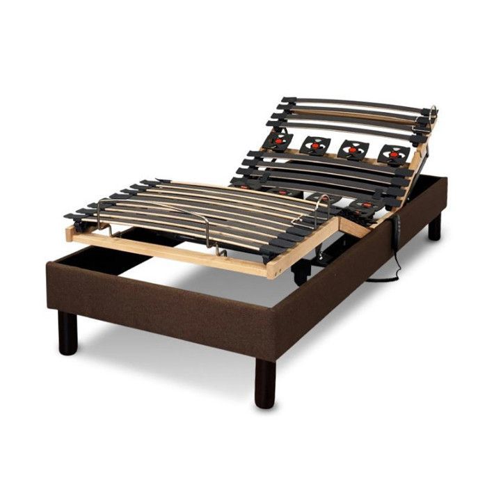 Juego de ropa de cama eléctrica Essenzia Zen EMOTION BROWN, muelles clásicos 2x70x190
