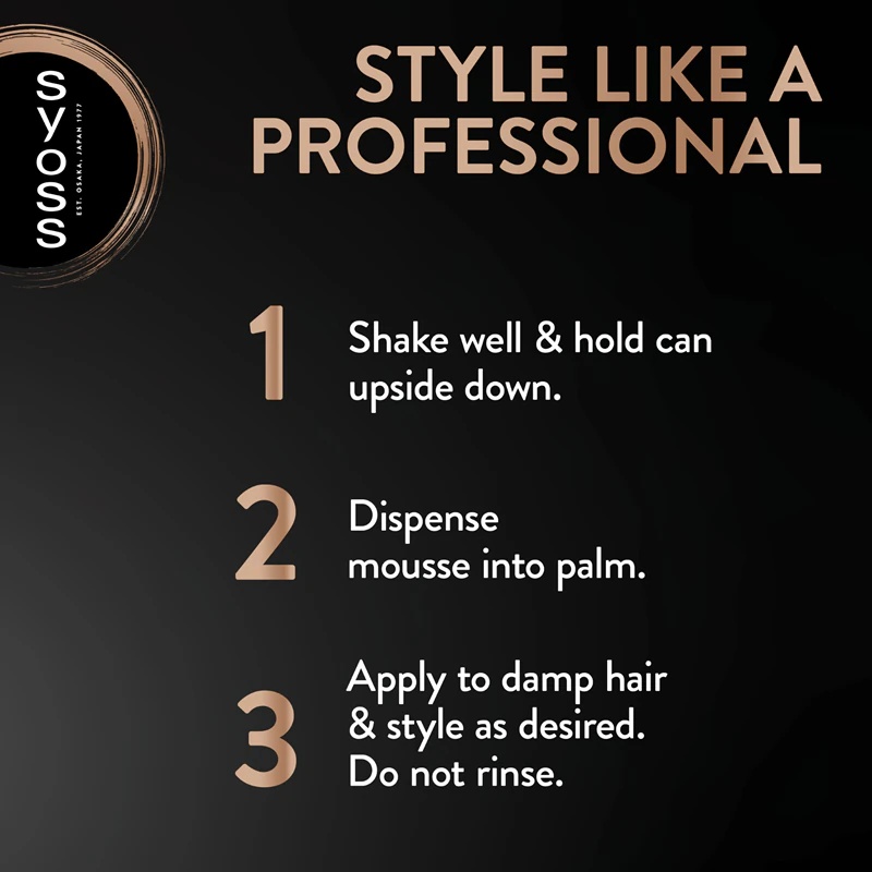 Syoss Keratin Mousse plaukų putos su keratinu