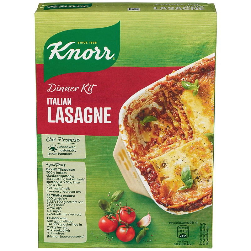 Lasagnes Knorr 262 g Knorr