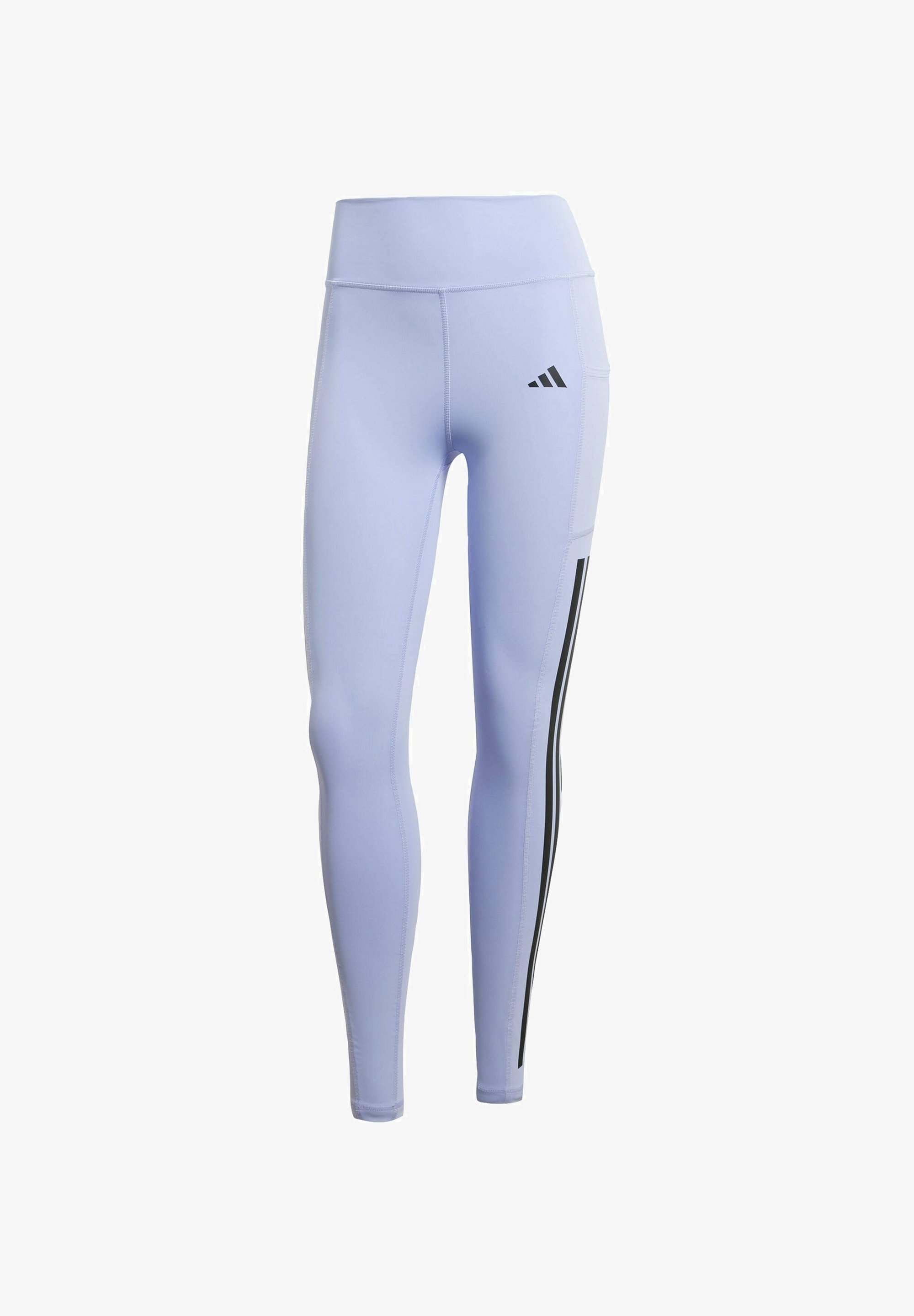 Legging long adidas Performance OPTIME 3-Stripes - teinte violette