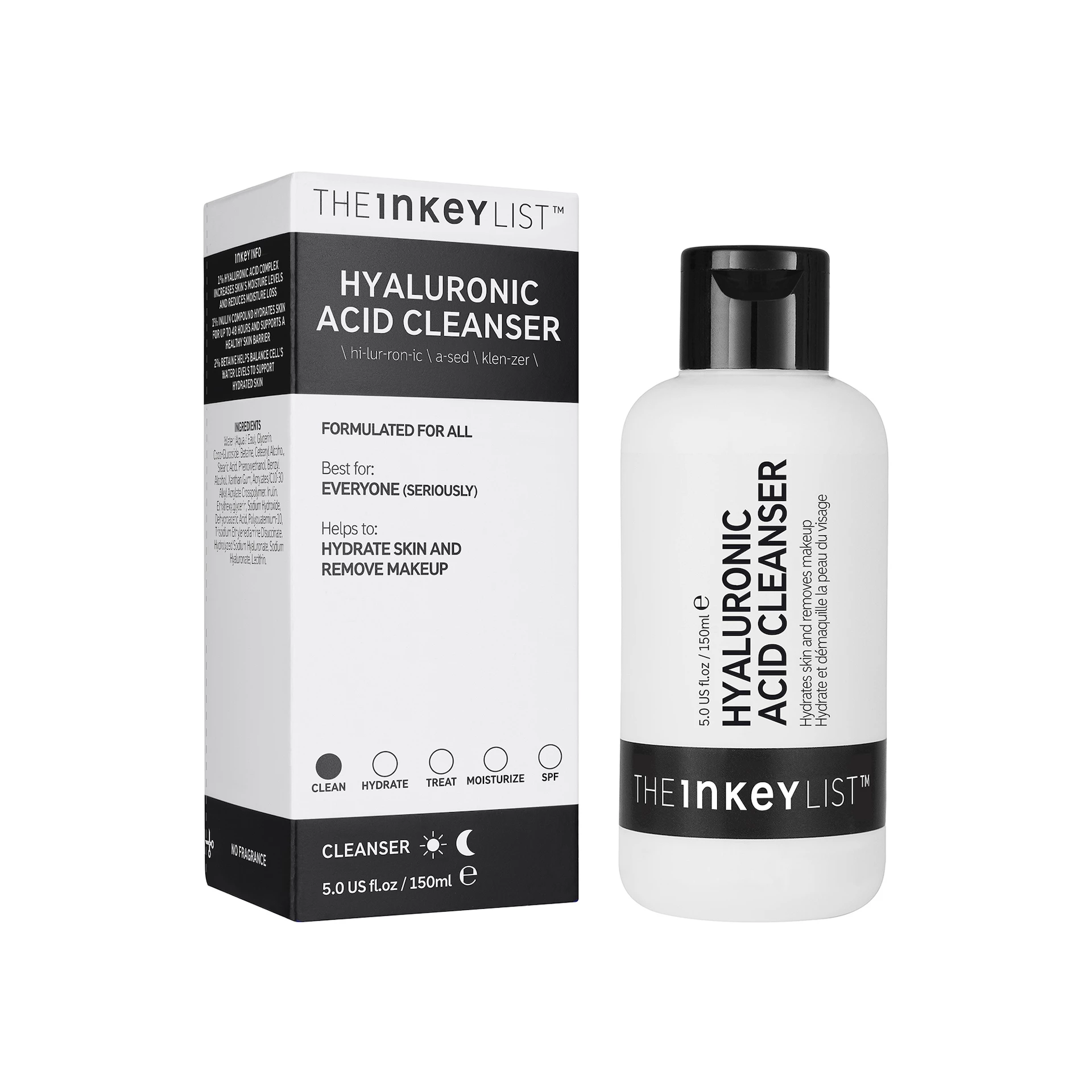 Hialuronsavas arctisztító - Az INKEY lista