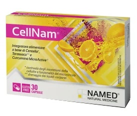 CellNam anti-cellulitis voedingssupplement, 30 capsules. Bevordert cellulitis en microcirculatie.