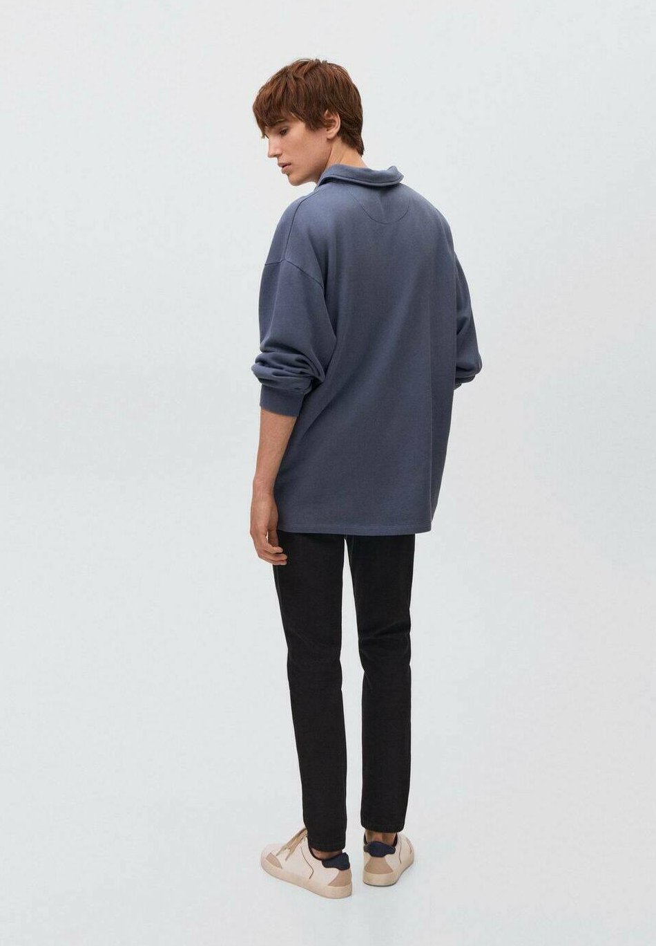 Dětské džíny slim fit Mango - černá denim