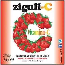 ZIGULÌ Ziguli C Aardbei 40 Pak 24G
