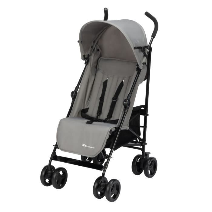 BEBECONFORT RAINBOW Kinderwagen, 2e fase, lichtgewicht, gemakkelijk op te vouwen, meerdere standen, 6 maanden tot 4 jaar, tot 22 kg, MINERAALGRIJS